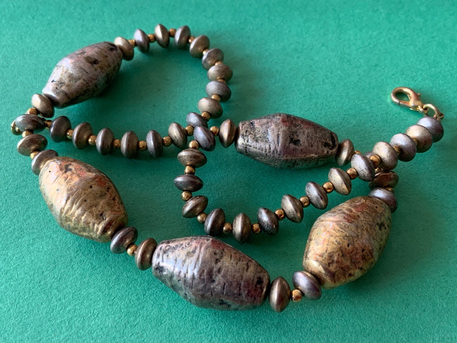 Catenine: Kette Festlich gold-silber (45cm) – Usato da Laufen venduto da belleskulptur 6