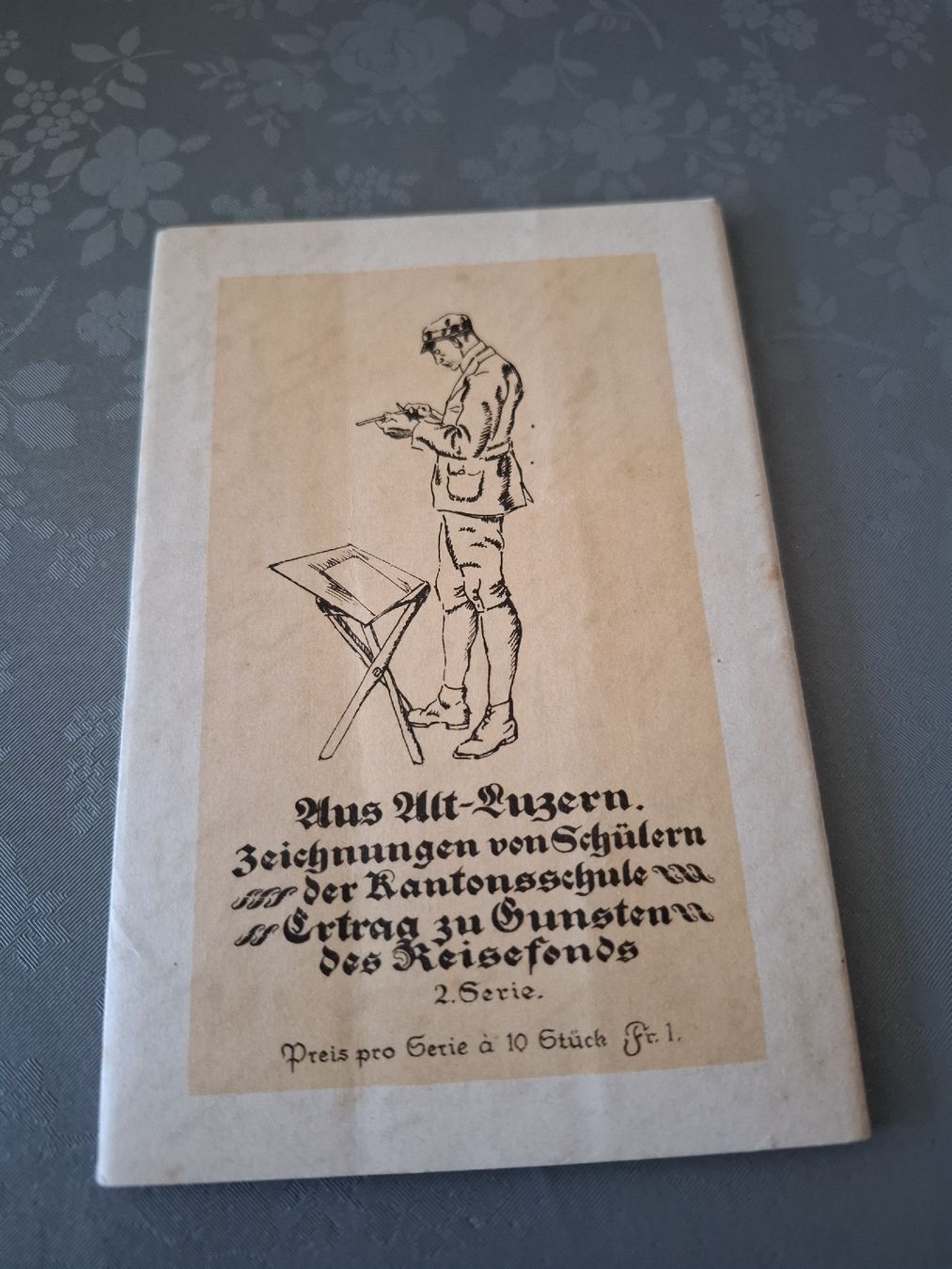 Cartoline postali: Alte Ansichtskarten Luzern Zeichnungen der Kantonschule  – Usato da Buchrain venduto da Sracer0