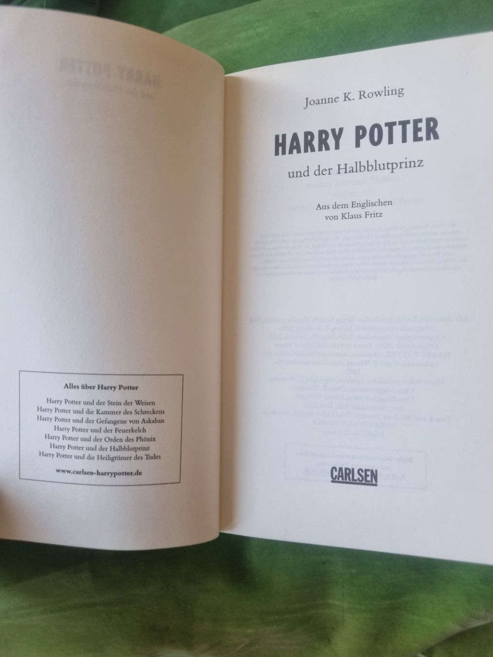 Libri: Harry Potter und der Halbblutprinz – Usato da Fribourg venduto da jarmilka 3