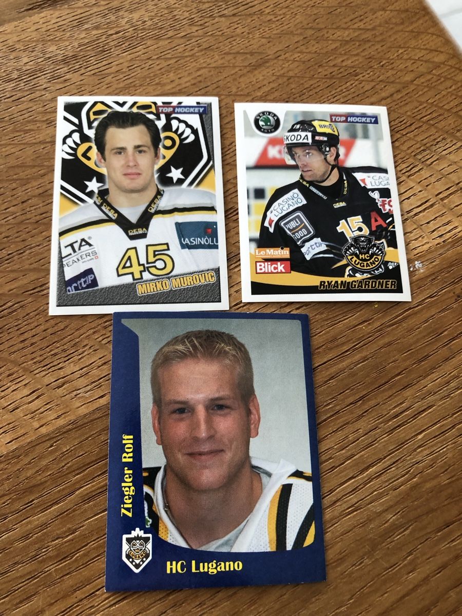 NHL Sammelbilder & Trading cards: HC Lugano Hockey Card Sticker – Gebraucht aus Meierskappel von Cc19