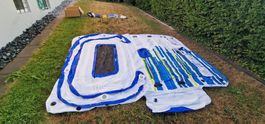 Hydro-Force aufblasbare Schwimminsel mit Zubehör