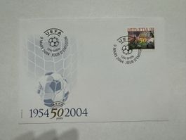 Briefumschlag 2004 Uefa 50Jahr