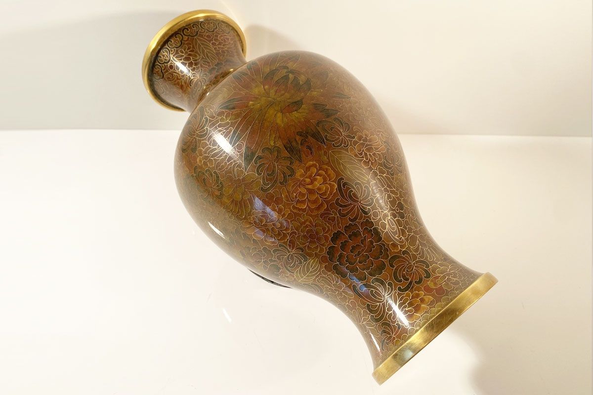 Vasi & Recipienti: Grosse chinesische Cloisonné Vase – Usato da Ballwil venduto da ClassicGallery 3