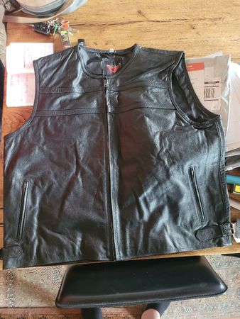 Lederweste /Bikerkutte