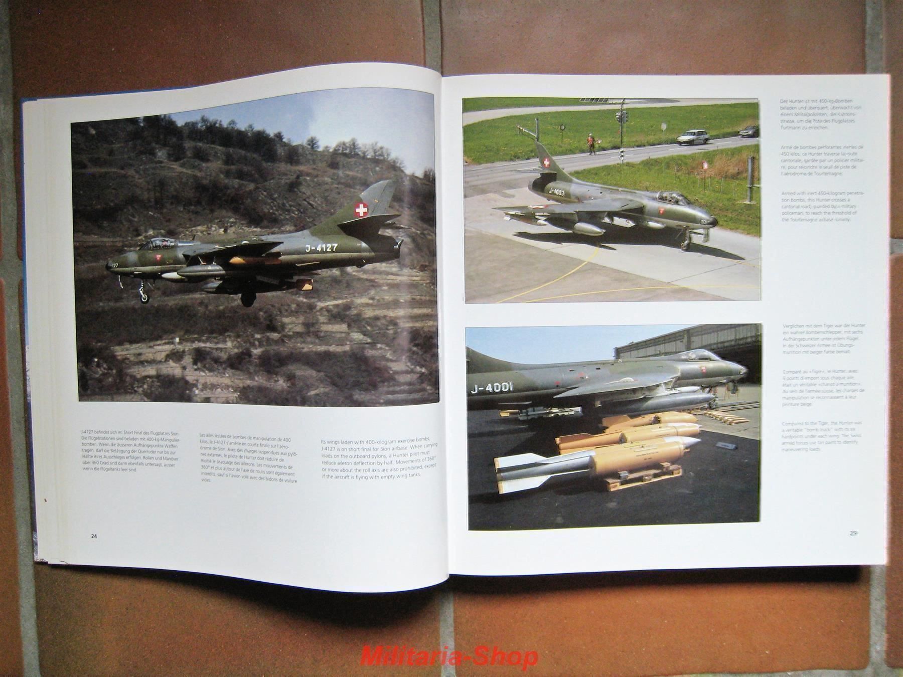 Libri: Buch Hunter Fascination - Schweizer Flugwaffe – Usato da Volketswil venduto da Militaria-Shop 7