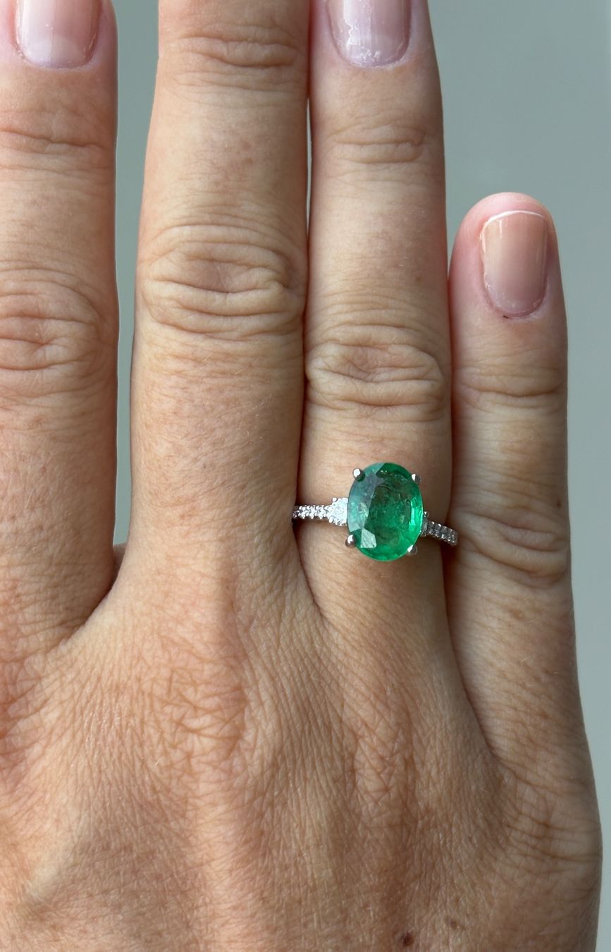 Anelli: Gabriel & Co Emerald Diamonds White Gold Ring – Nuovo (secondo la descrizione) da Nyon venduto da My_wardrobe 9