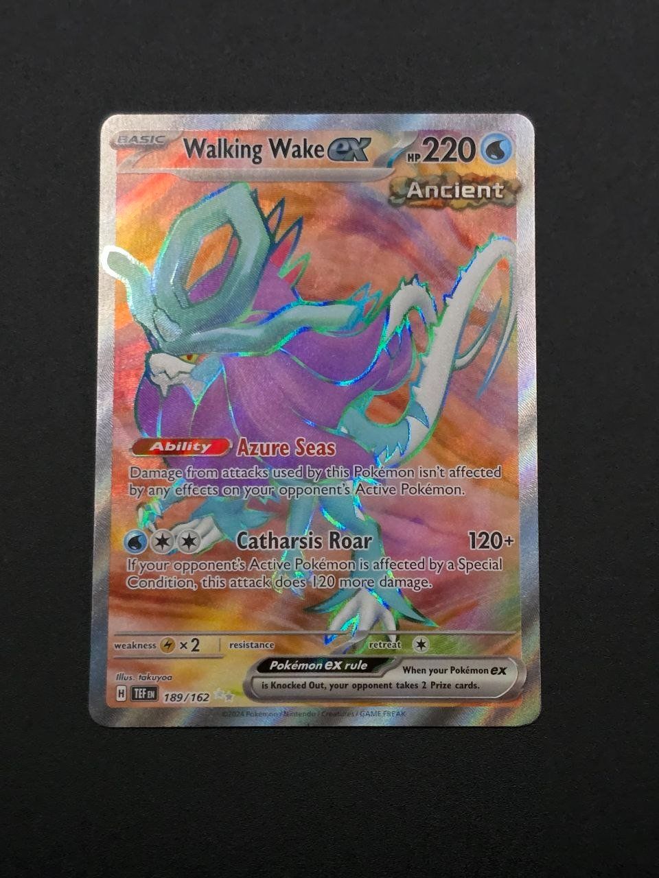 Pokémon Sammelbilder & Trading cards: Walking Wake ex #189 Temporal Forces TEF NM / 🇬🇧 – Gebraucht aus COINTRIN von sanctuary-collectors