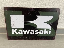 KAWASAKI Schild für Sammler ! NEU 1 Pcs.