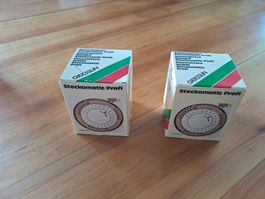 Zwei Grässlin Steckomatic Profi Zeitschaltuhr Timer