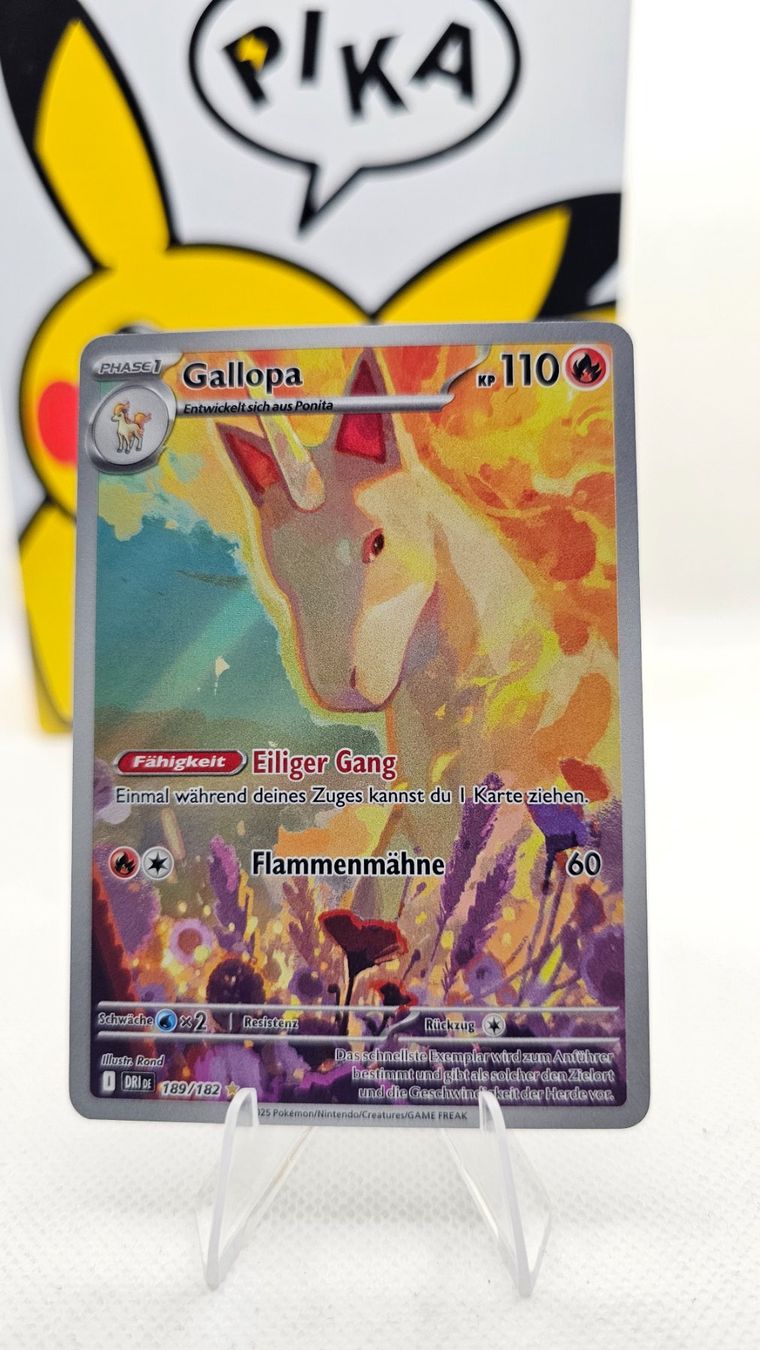 Pokémon Carte collezionabili: Gallopa DRI 189/182 DE – Usato da Rheineck venduto da Pinia03
