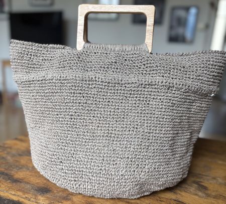 RAFIA-BAG EN CROCHET HANDMADE! PIÈCE UNIQUE