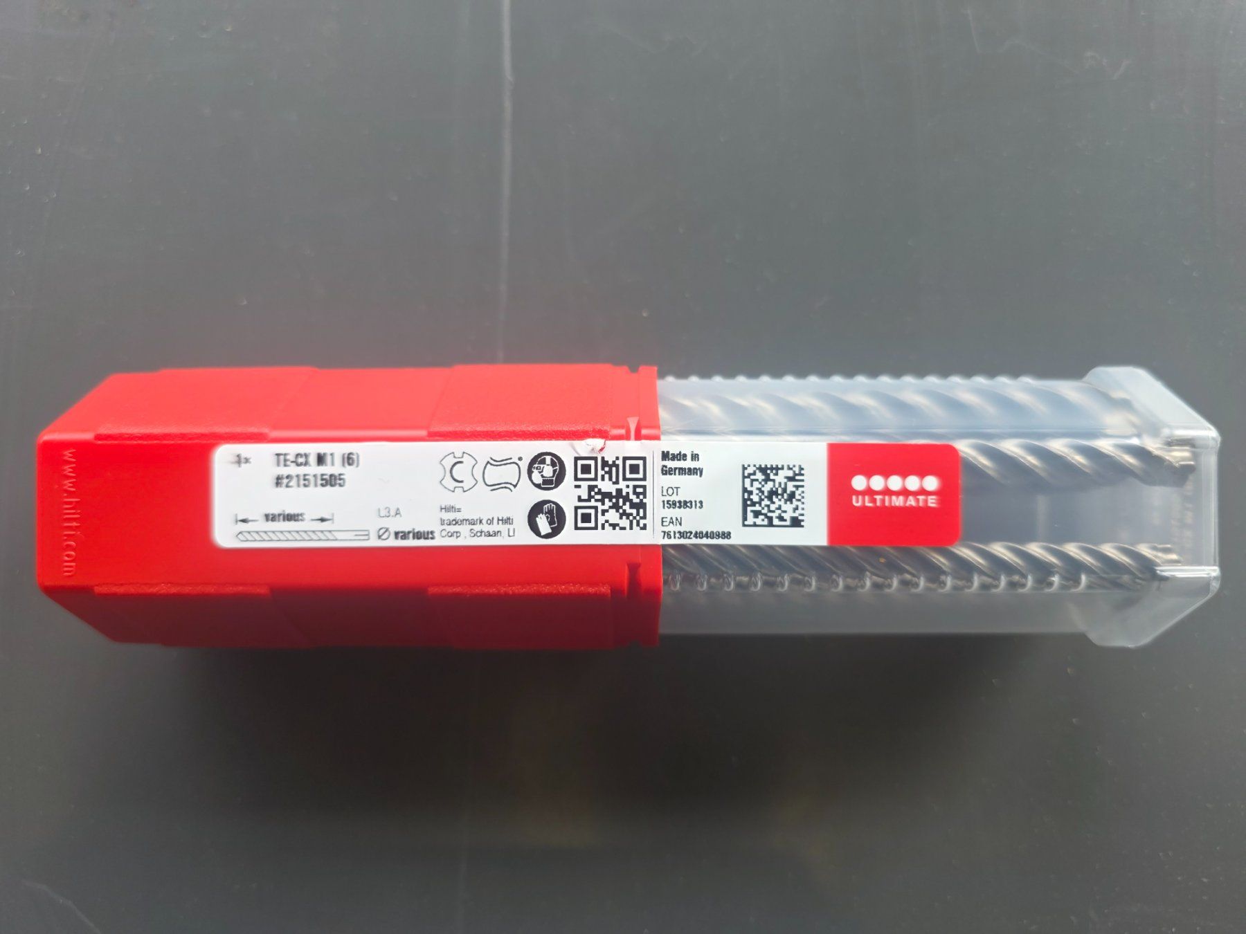 Hilti Tutti gli attrezzi: Hilti Hammerbohrer TE-CX Set – Nuovo e nell'imballaggio originale da Herisau venduto da Gleis-6
