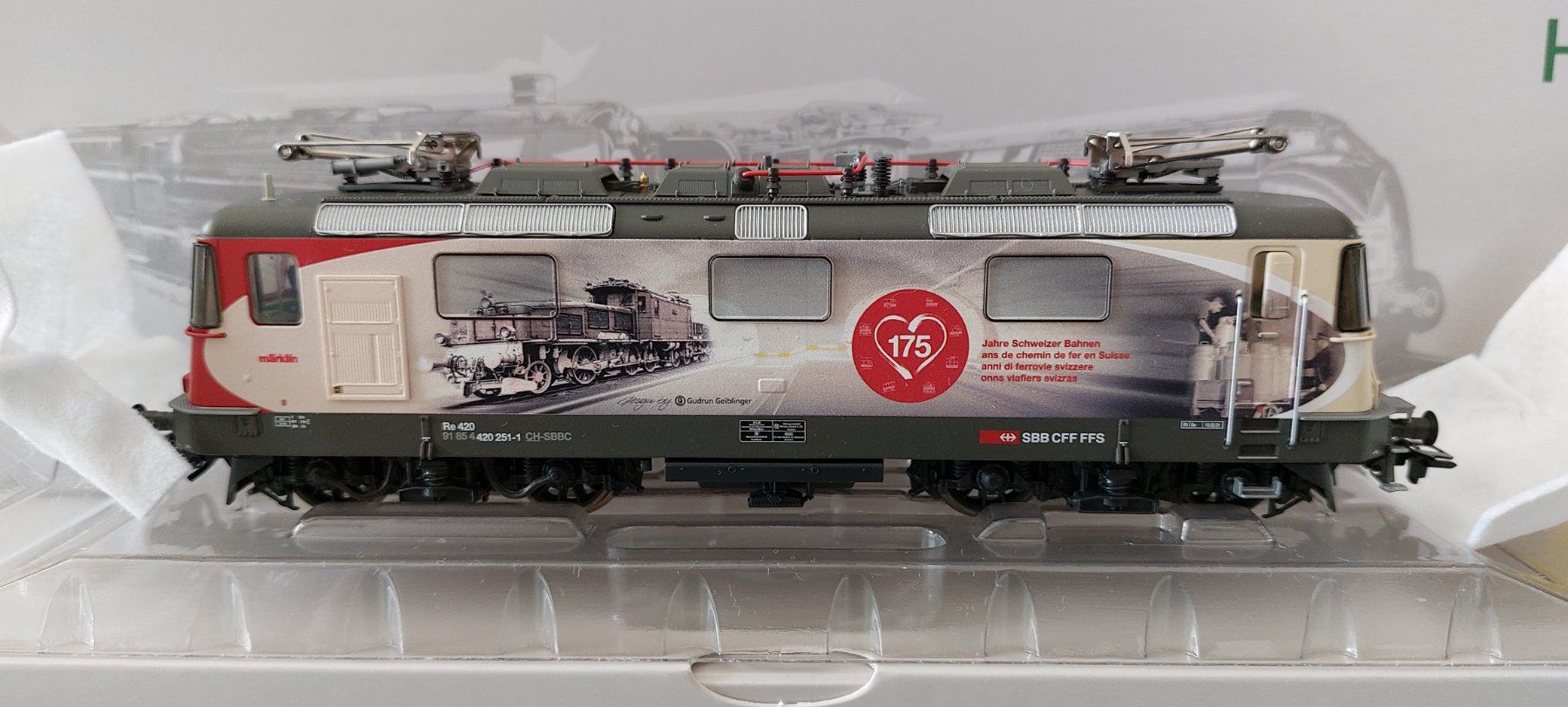 Trix Modellini di ferrovie: TRIX 25875 - E-Lok Re 420 SBB Cargo - DCC mfx/Sound – Nuovo e nell'imballaggio originale da Rotkreuz venduto da MOBAHN-1zu87 4
