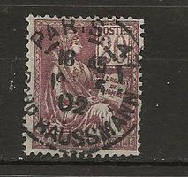 Mouchon 0.20 brun lilas 1900