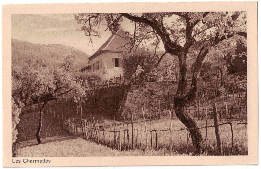 Ansichtskarten: Genève, Les Charmettes, vers 1935 – Gebraucht aus Frauenfeld von POML
