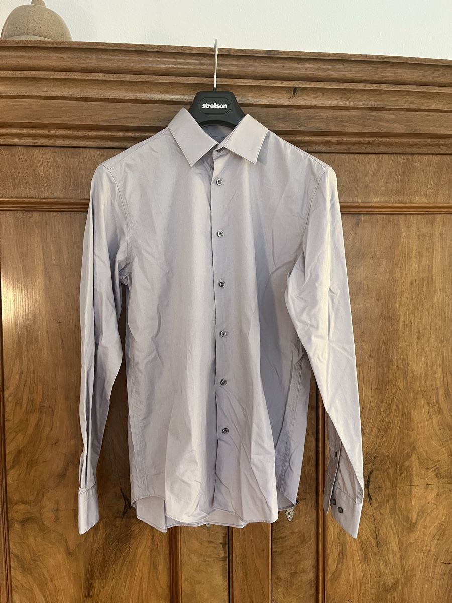 Esprit Hemden: Herrenhemd, hellgrau, Gr. D 39/40 (sim fit), Esprit – Gebraucht aus St. Gallen von Gloom22 1