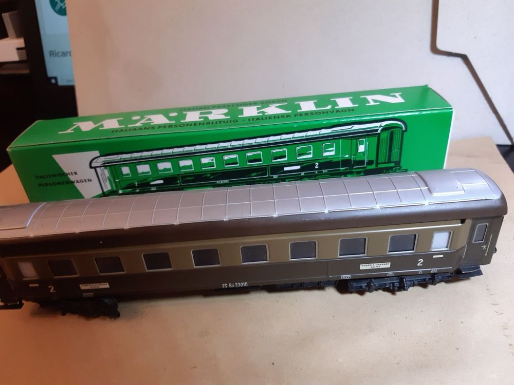 Wagon Voyageurs Ancien BING – Échelle 0/Gauge O – Époque Marklin – Occasion