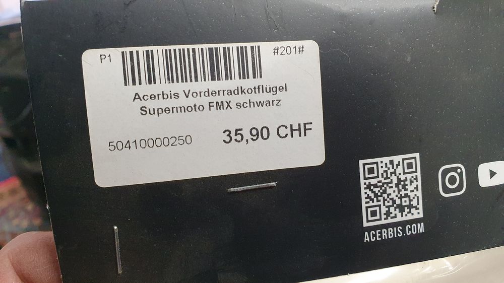 Acerbis Frontkotflügel In Orange – Perfekt Für Deine KTM 250SX (2017–2019)