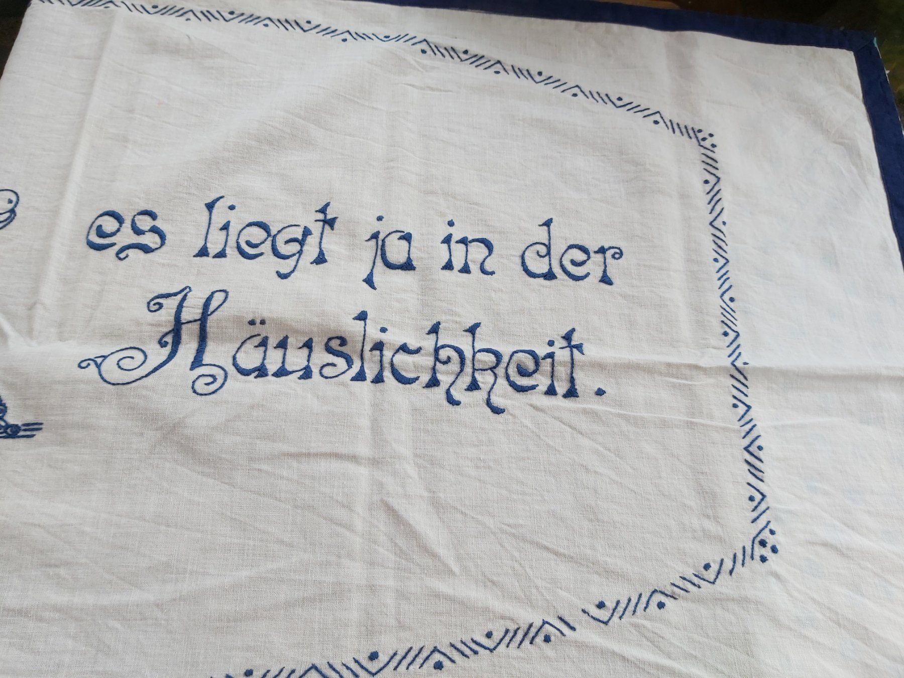Tutte le decorazioni: Wandbehang mit Spruch – Usato da Bern venduto da aronari 3