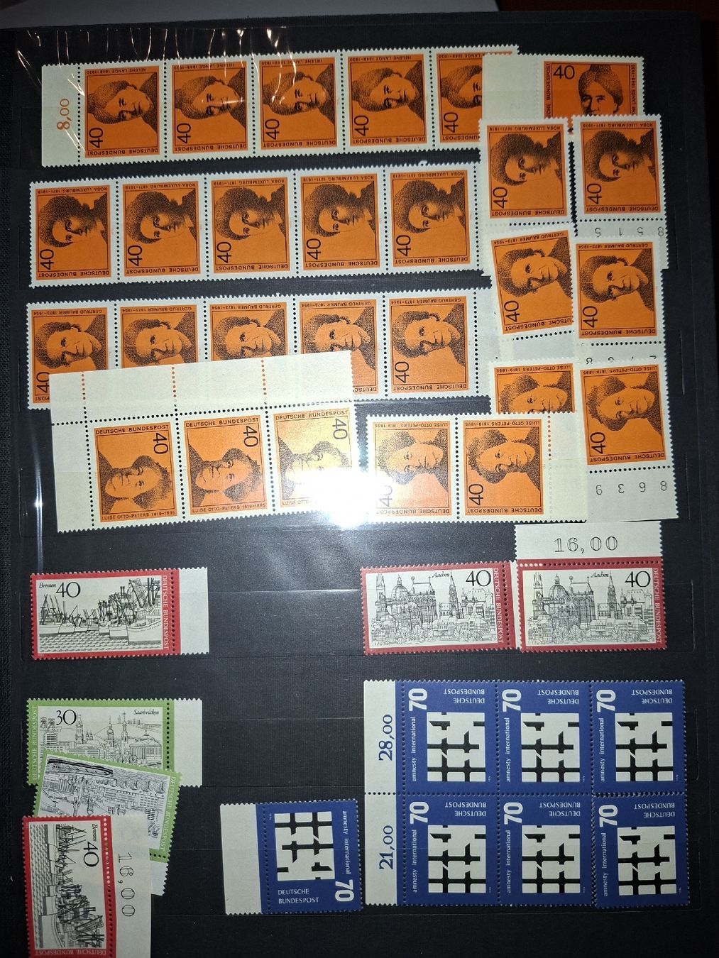 Tous les timbres: Briefmarkensammlung Deutsche Bundespost – D'occasion à Balgach par SIMEON27 3