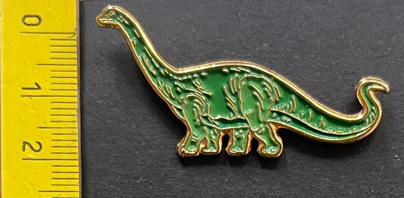 Swiss Placchette & Badge: Grüner Dinosaurier Simone Erni/ Pin – Usato da Ostermundigen venduto da DaxKarten-75
