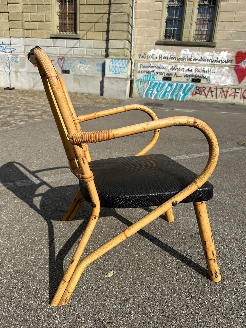 Poltrone: Vintage Bambus Cocktail Sessel. – Usato da Zürich venduto da atlantis77 3