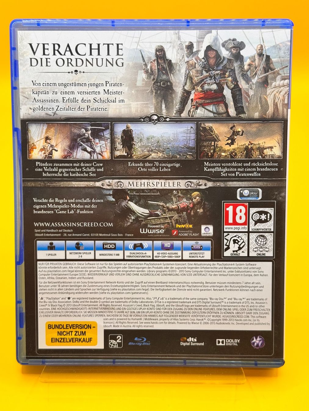 Sony Spiele: Assassin's Creed IV Black Flag PS4 – Gebraucht aus Oberwil b. Zug von silver2024 1