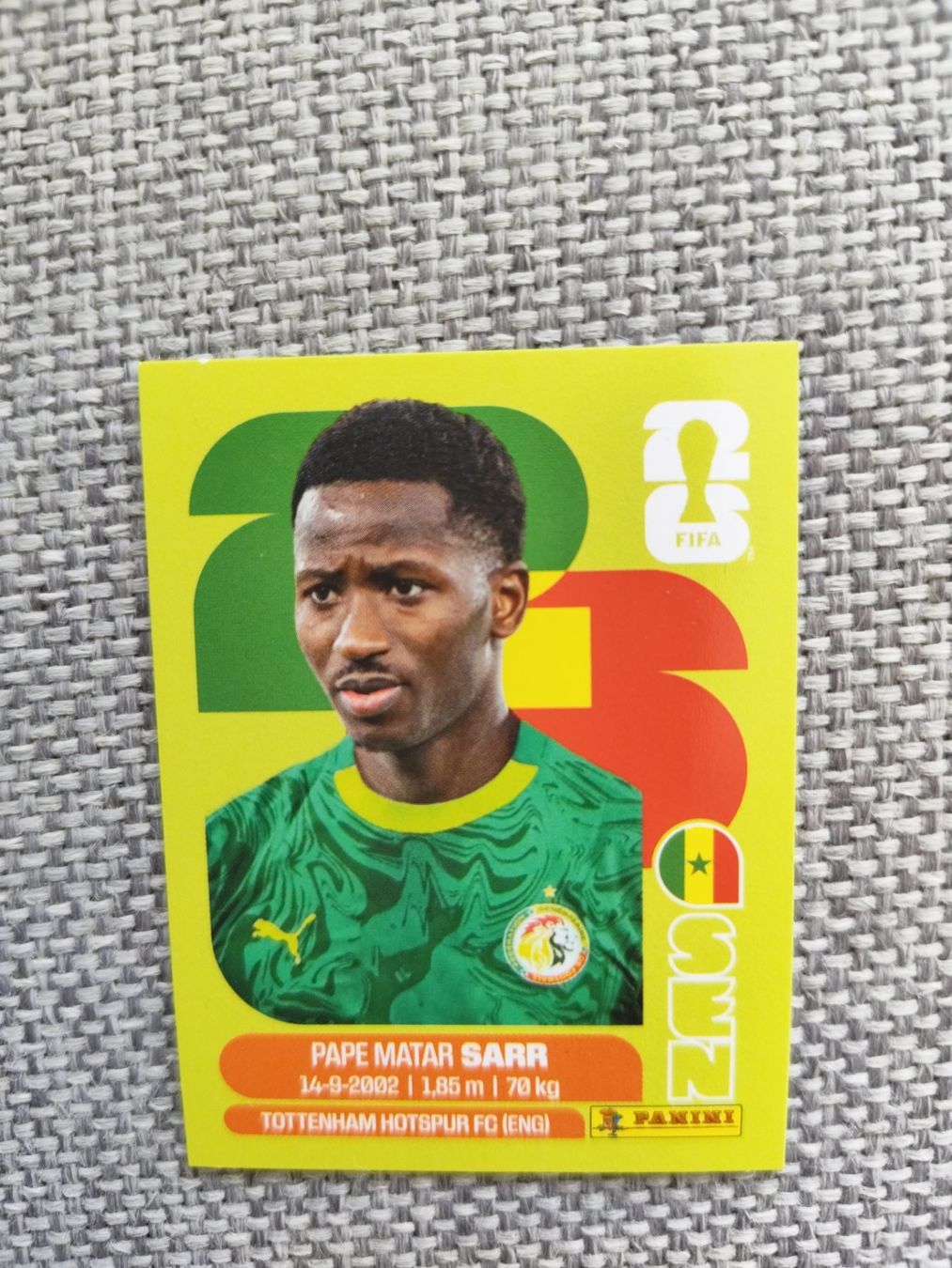 Panini Carte collezionabili: Panini WM 2026 SEN 10, Sarr – Usato da Aarburg venduto da gloeckgloeck