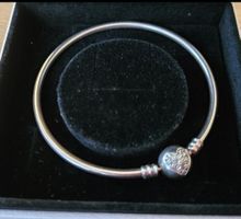 Bracelet pandora 21 cm Inscription "You melt my heart"