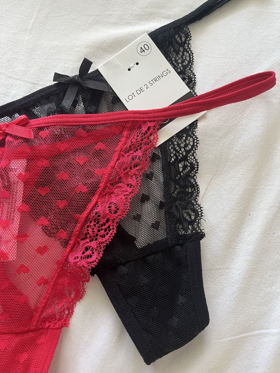 Sonstige Unterwäsche: Strings cœurs 40 ✨ – Neu und originalverpackt aus Bramois von cyr_sb8d 1