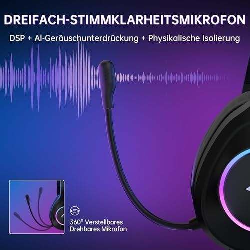 Cuffie: Gaming Headset kabellos PC PS5 PS4 Switch 2 4 GHz Wireless – Nuovo e nell'imballaggio originale da Hundwil venduto da tec_mm27 6