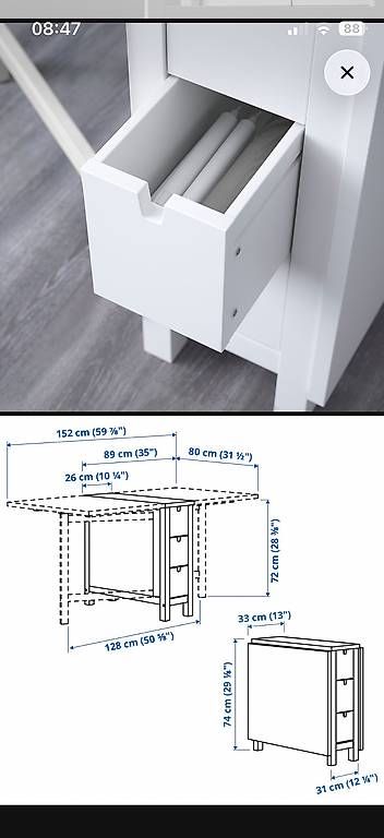 Tavoli: Table IKEA NORDEN extensible et tabourets – Usato da La Tour-de-Peilz venduto da marie_moya 2