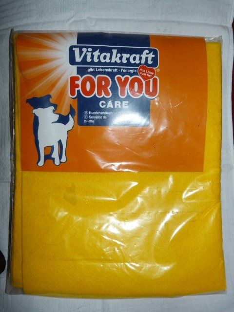 Badetücher: Hundehandtuch Vitakraft, neu % – Neu und originalverpackt aus Nunningen von mercury-4-dogs