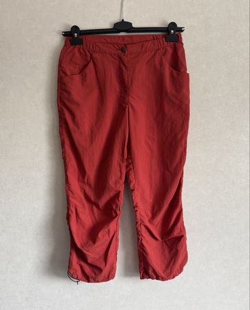 Jack Wolfskin Damen Reise-Capri-Hose Gr. 38 Rot/Sommer 