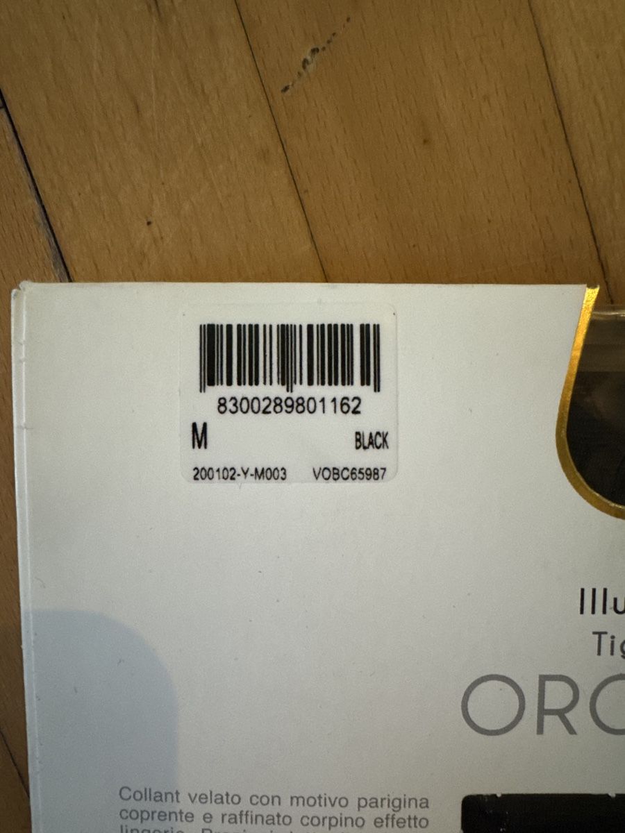 Calze & Collant: OROBLU Illusion Tights Gr. M Schwarz Neu – Nuovo e nell'imballaggio originale da Seuzach venduto da CarmelinaFerraris 2