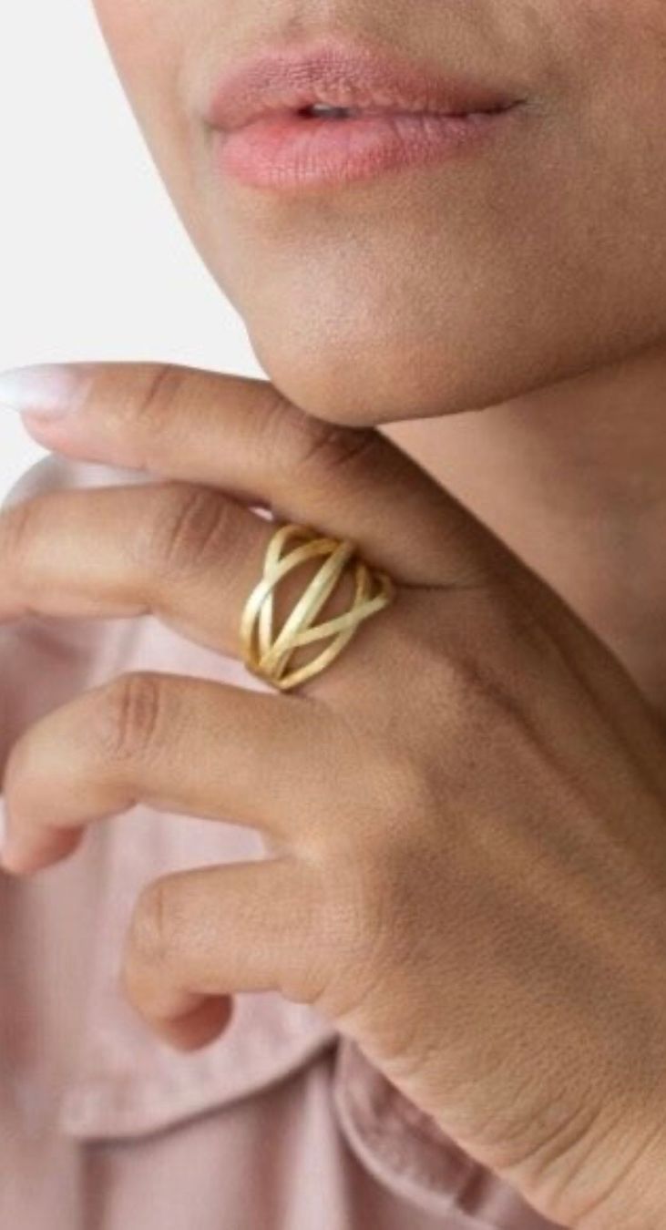 Anelli: Heideman ARCUS - Bague - gold-coloured-neuve – Nuovo e nell'imballaggio originale da Vuisternens-Romont venduto da gol_xp6p