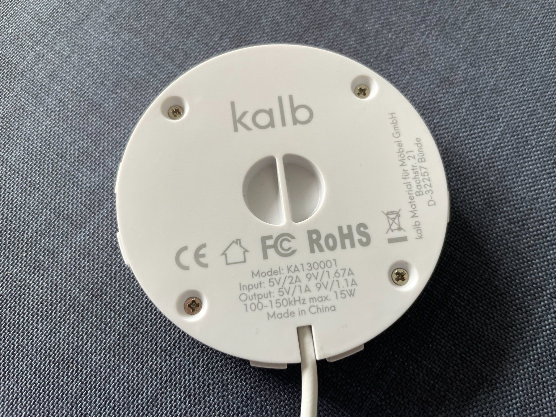 Caricabatterie: kalb | Qi Einbau Ladegerät Fast Charge Wireless – Nuovo (secondo la descrizione) da Embrach venduto da woeschchuchi