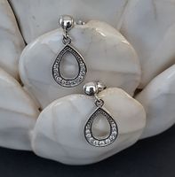 GLITZER OHRRINGE IN 925 SILBER