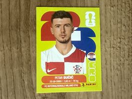 Panini FIFA WM 2026 Sticker Petar Sučić CRO 15