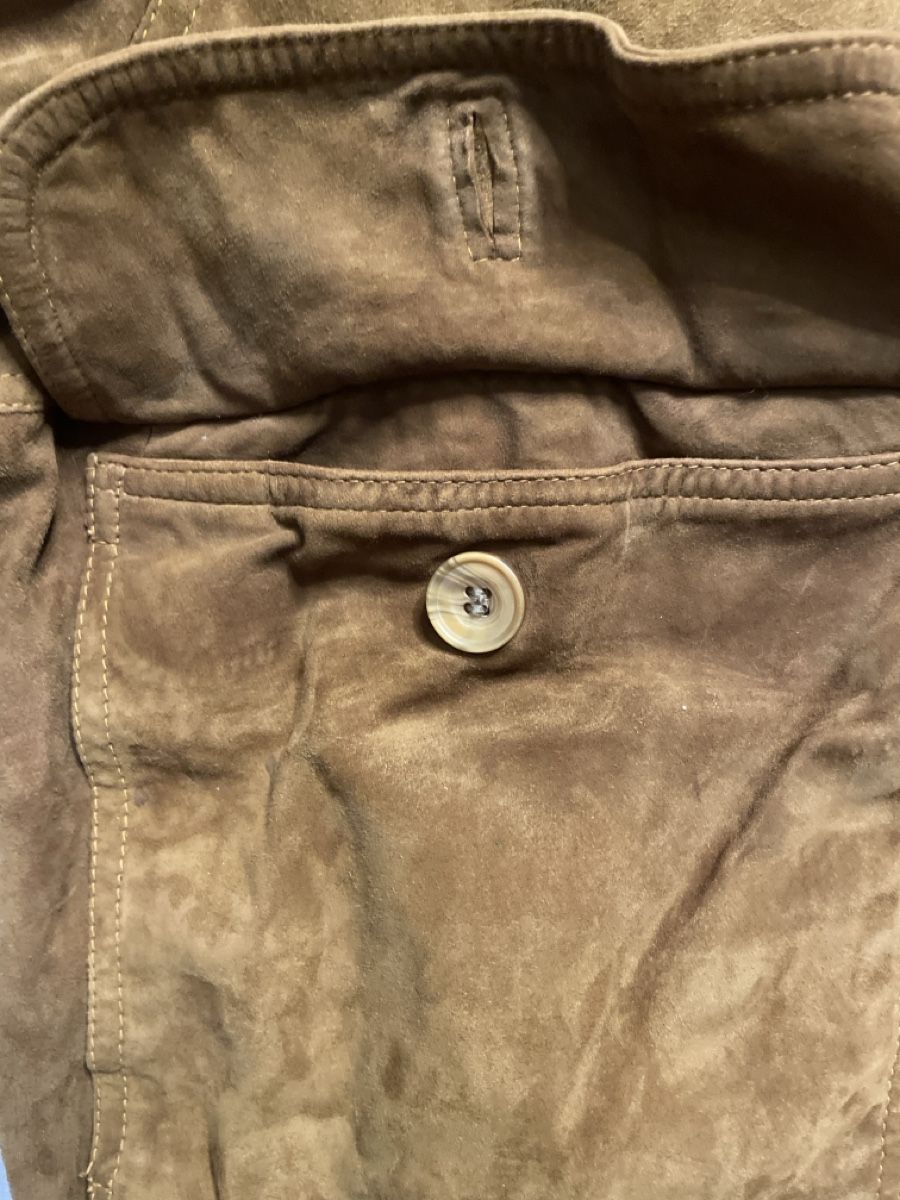 Jacken: Jacke  Echte leder Dunkel beige – Gebraucht aus Capolago von LA.BOTTEGA 2