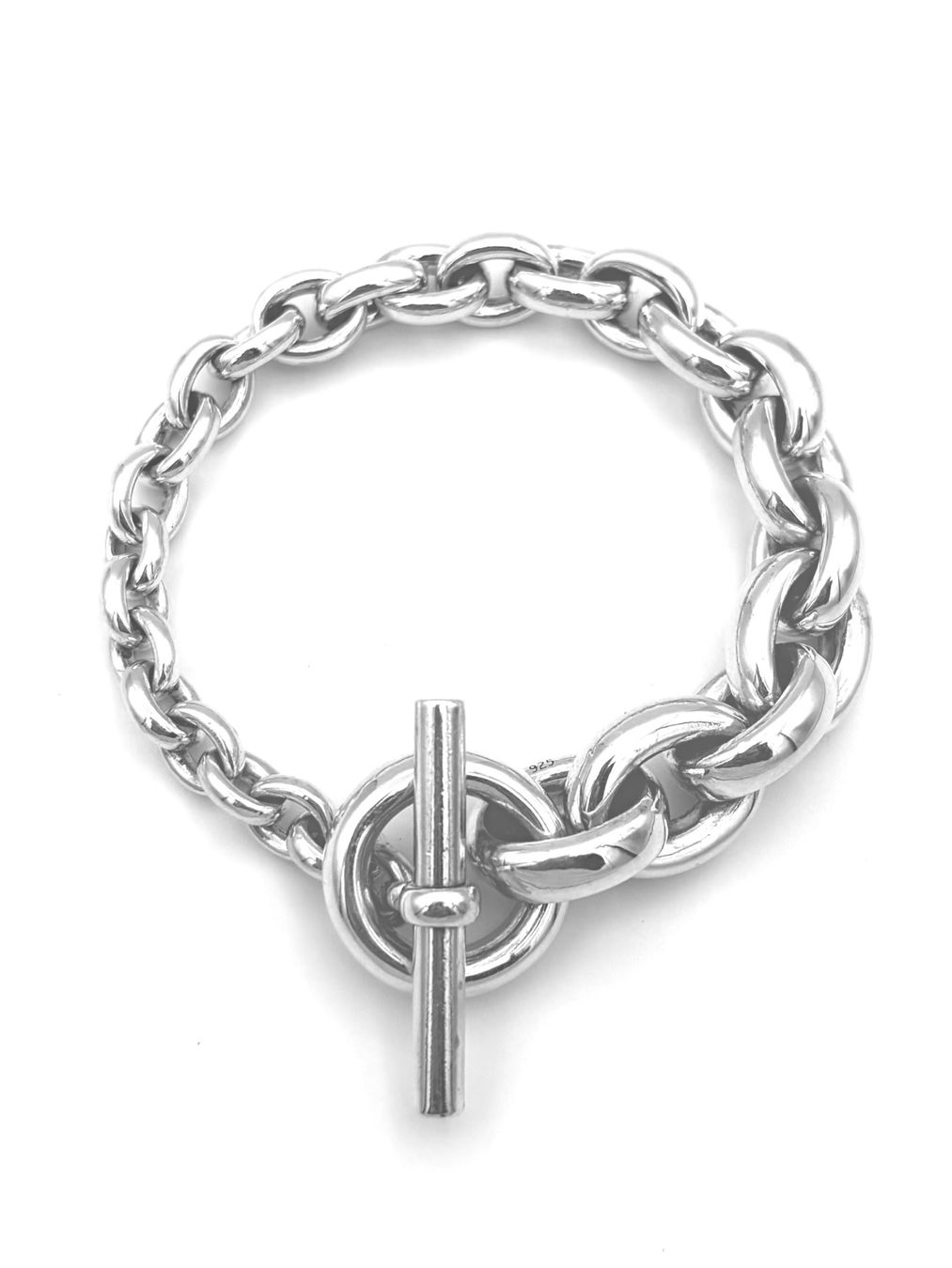Hermès Bracciali & Braccialetti: HERMES. Collection "Crescendo", bracelet argent 925/00 – Usato da Renens VD venduto da Diademe.sarl 3
