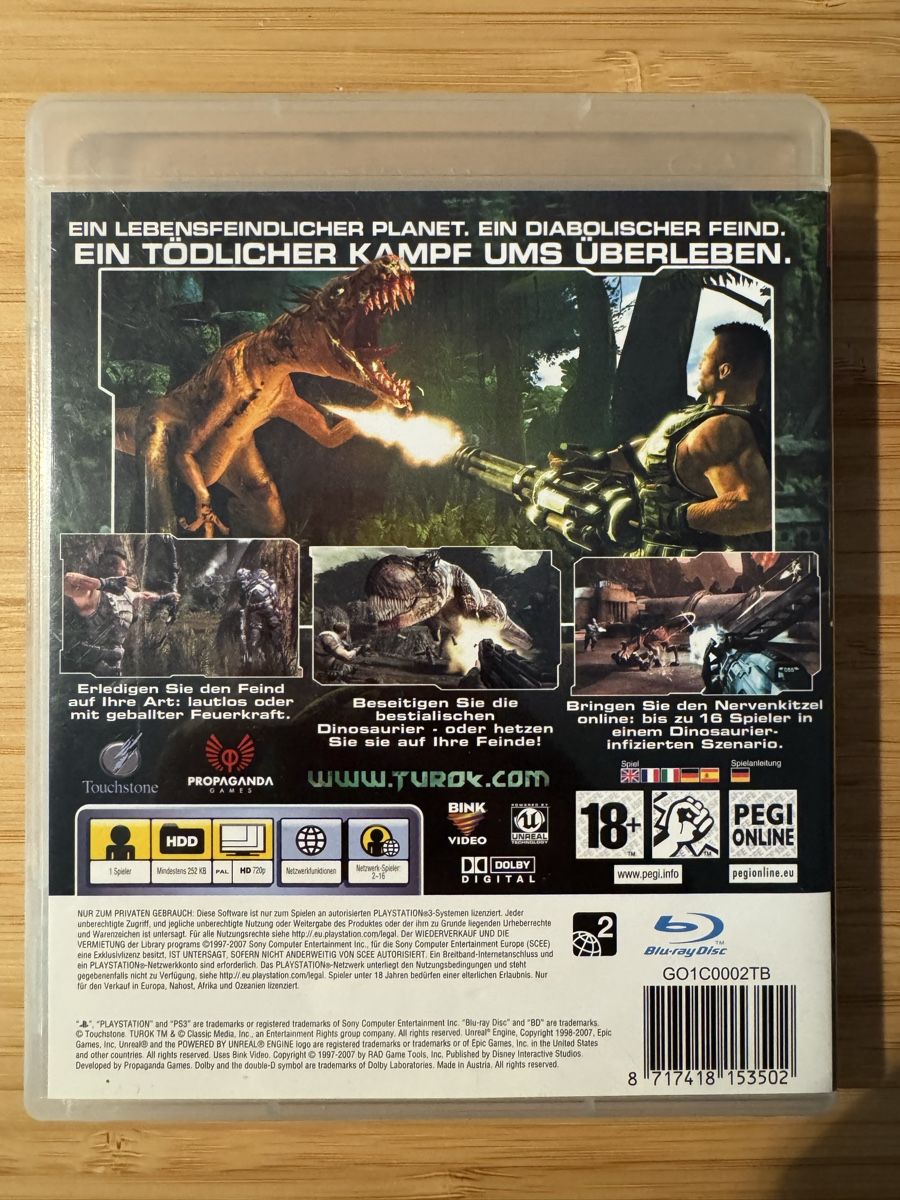 Giochi: Turok - Unzensiert - PS3 – Usato da Aarau venduto da faXse 1
