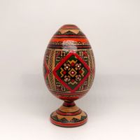 Traditionelles ukrainisches Osterei Pysanka - Talisman