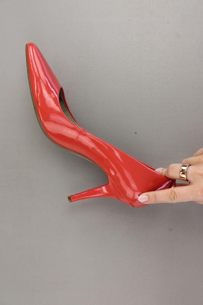 Damenschuhe: Michael Kors Pumps Gr. 38 rot aus Leder – Gebraucht aus Neustadt an der Waldnaab von SecondLifeFashion 5