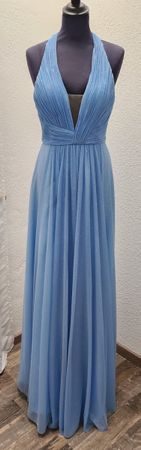 Hellblaues Abendkleid, Gr.38 neuwertig