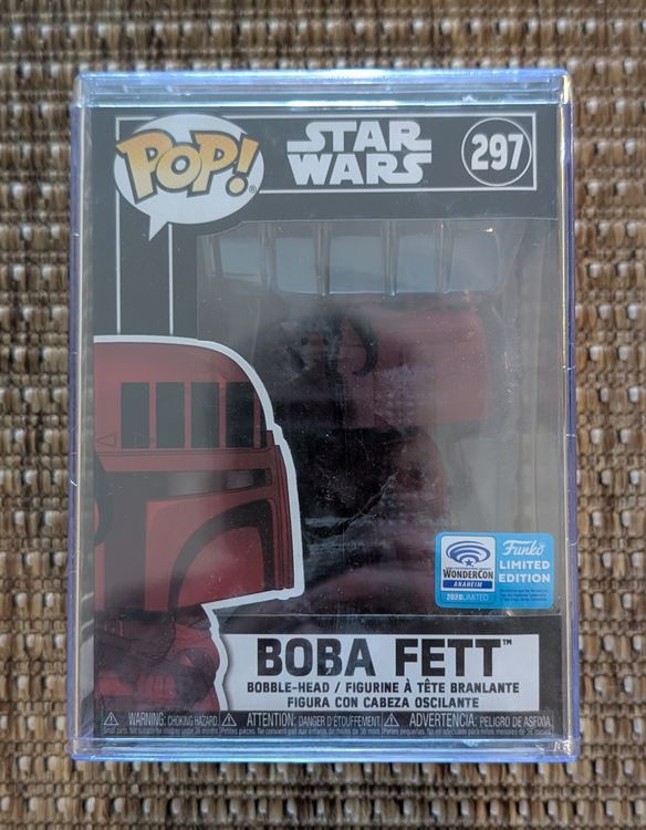 Funko Pop! Boba Fett #297 (version Rouge) Star Wars, Neuve