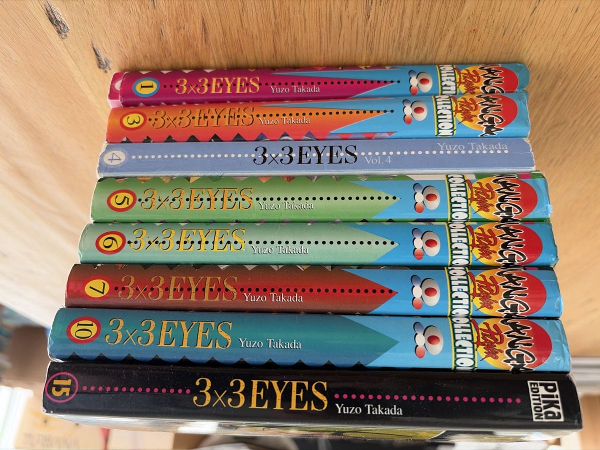 BD: Mangas 3x3 Eyes 8 livres  – D'occasion à Echallens par leo_dk2d