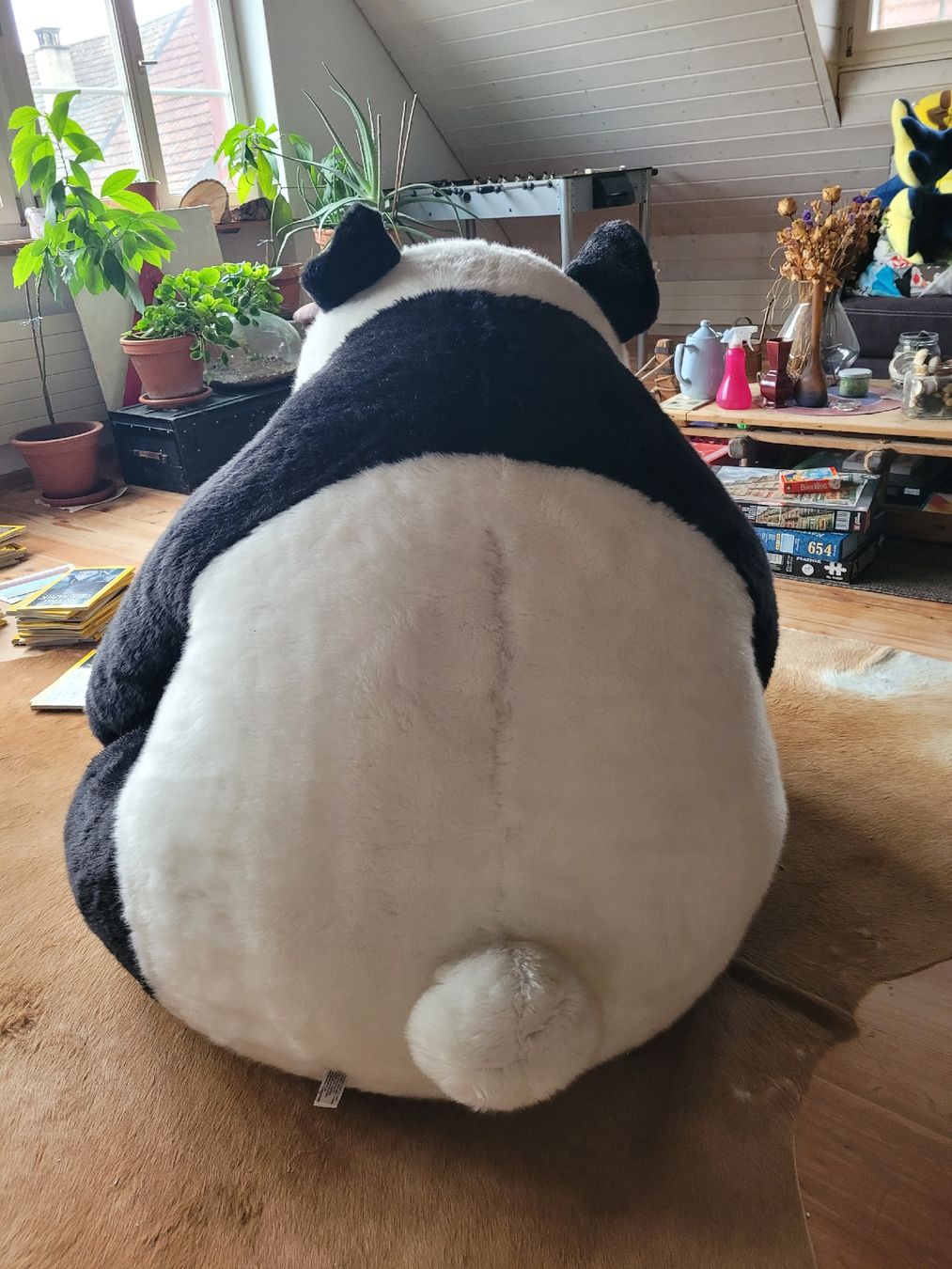 Spielzeuge: Plüschtier Panda (ca. 1 Meter) – Gebraucht aus Flaach von _michelle. 1