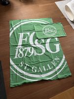 Bettwäsche Set FC St. Gallen grün weiss guter Zustand
