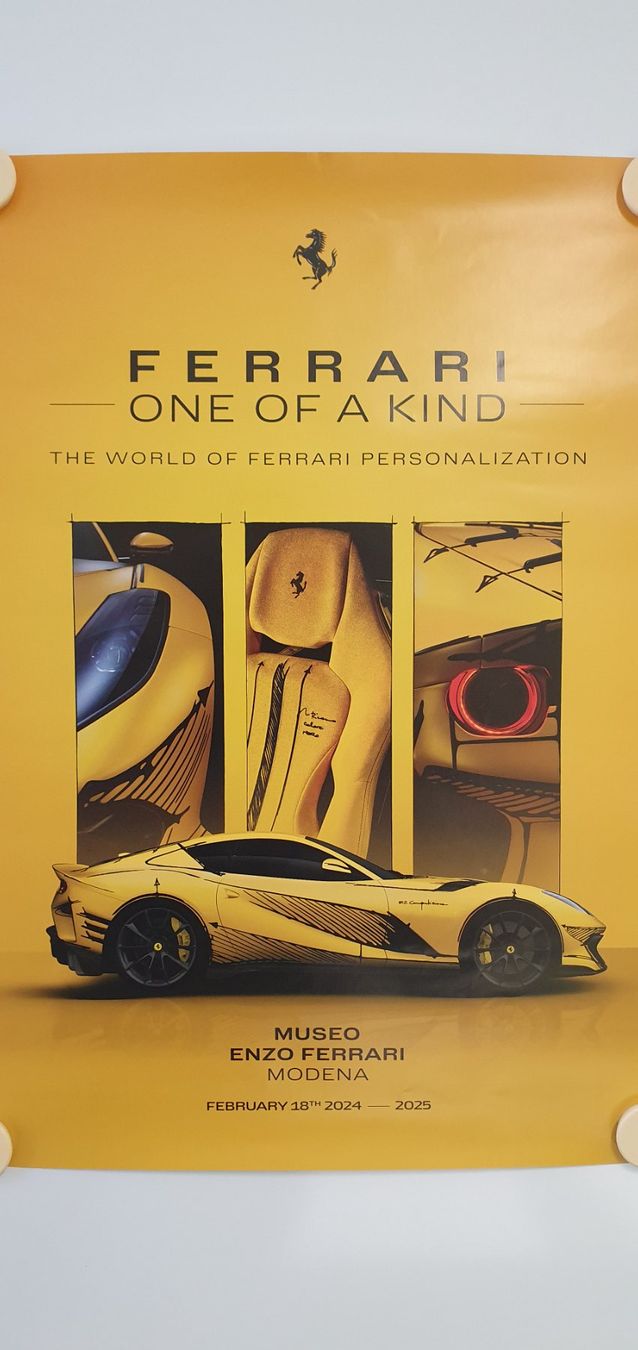 Foto & Immagini: Ferrari Poster original Modena Museum mit 812 Competition. – Usato da Zürich venduto da Leica.C89 1